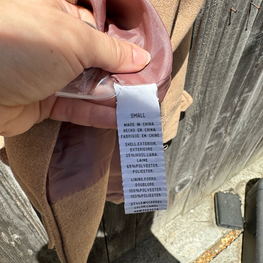 Thread And Supply Camel Colored Double Breasted W… - image 7